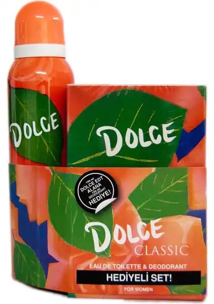 Dolce Edt 100 ml ve Deodorant Kombosu Günlük Ferahlık ve Şıklık Sunar