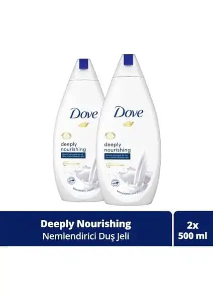 Dove Deeply Nourishing Duş Jeli: Kuru ve Hassas Ciltler İçin Yoğun Nem Sağlayan Temizlik Ürünü