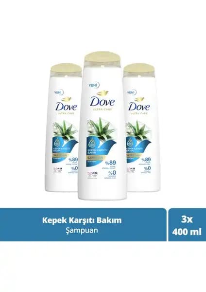 Dove Ultra Care Kepek Karşıtı Şampuan Doğal İçeriklerle Saç Sağlığını Korur