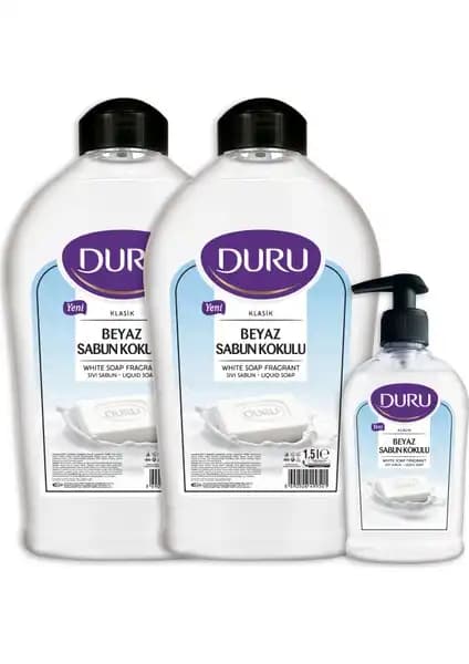 Duru Beyaz Sabun Aromalı Sıvı Sabun: Doğal ve Güçlü Temizlik Çözümü