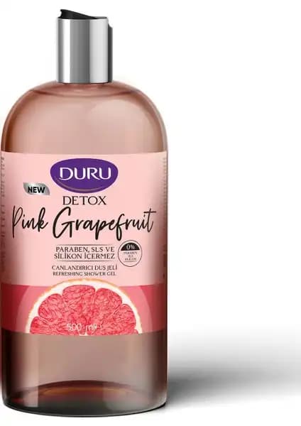 Duru Detox Pembe Greyfurt Duş Jeli: Ferahlatıcı ve Cilt Dostu Temizlik Ürünü
