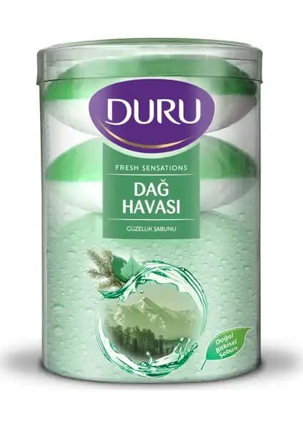Duru Fresh Dağ Havası Sabunu: Doğal İçerik ve Uzun Süreli Ferahlık Sağlayan Temizlik Ürünü