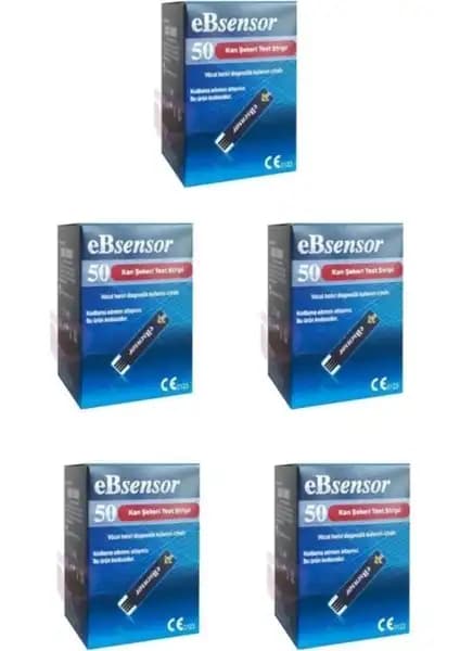eBsensor Kan Şeker Ölçüm Cihazı X5 Kutu Güvenilir ve Pratik Diyabet Takip Çözümü