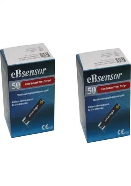 eBsensor Kan Şeker Ölçümstribi X2 Kutusu Güvenilir ve Kolay Kullanımlı Diyabet Takip Cihazı