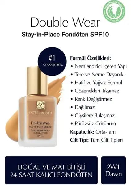 Estée Lauder Double Wear Fondöten ile Uzun Süreli Doğal ve Mat Makyaj Deneyimi