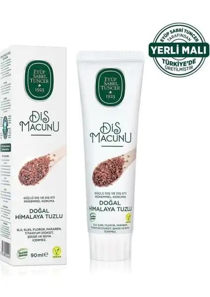 Eyüp Sabri Tuncer Doğal Himalaya Tuzlu Diş Macunu: Sağlıklı ve Güvenilir Ağız Bakımı Ürünü