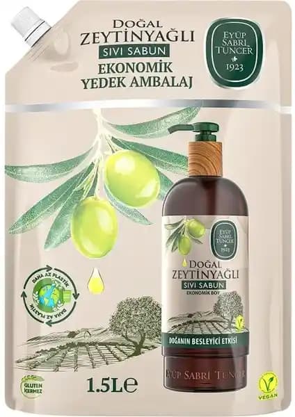 Eyüp Sabri Tuncer Est Sıvı Sabun Yedek 1500 ml Doğal ve Hassas Ciltler İçin Güvenli Temizlik