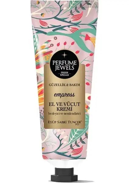Eyüp Sabri Tuncer Perfume Jewels Empress El Kremi doğal içeriklerle günlük bakım sağlar