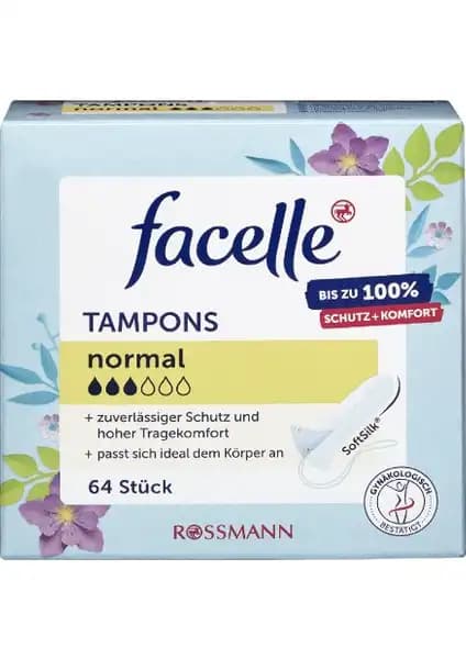 Facelle Tampon 64'lü: Güvenli ve Konforlu Günlük Kullanım İçin Uygun Kadın Hijyen Ürünü