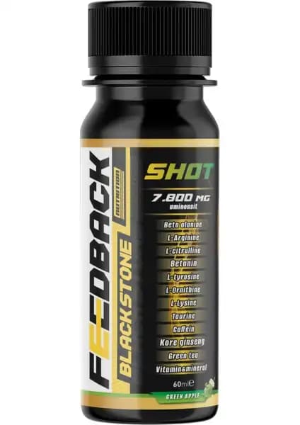 Feedback Nutrition Black Stone Pre-Workout Spor Performansını Artıran Yenilikçi Takviye Ürünü