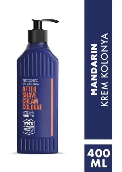 Fnx Barber Mandalina Krem Kolonya 400 ML - Ferah ve Canlı Bir Erkek Bakım Ürünü