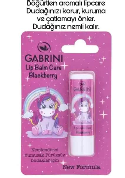 Gabrini Lip Balm Blackberry Dudak Bakım Kremi Doğal ve Etkili Günlük Kullanım İçin