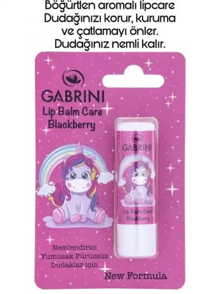 Gabrini Lip Balm Blackberry Dudak Bakım Kremi Doğal ve Etkili Günlük Kullanım İçin