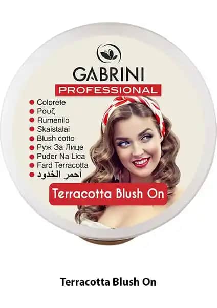 Gabrini Terracotta Blush-On 34 Doğal ve Işıltılı Makyaj İçin Uygun Allık Seçeneği