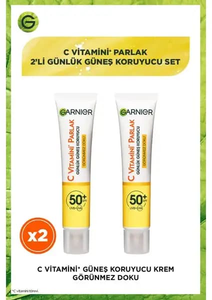 Garnier 2'li C Vitamini Parlak Günlük Güneş Koruyucu Fluid Yüz Kremi Ürün Özellikleri ve Faydaları
