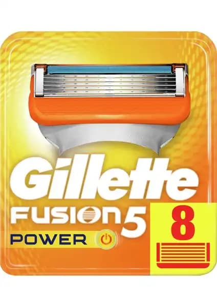 Gillette Fusion Power 8'li Yedek Tıraş Bıçağı Karton Paketi Detaylı İncelemesi