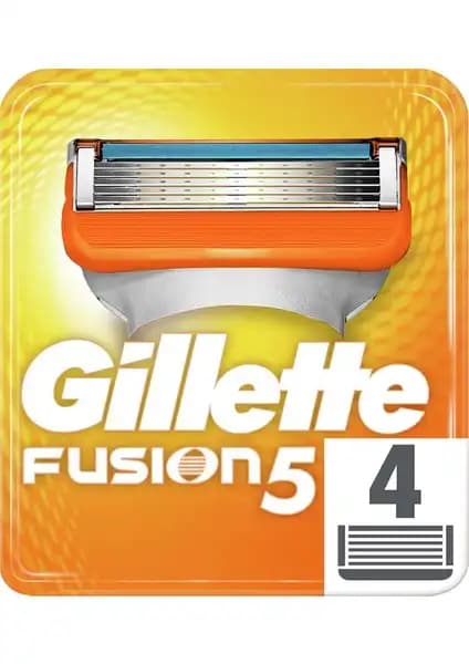 Gillette Fusion Yedek Tıraş Bıçağı 4'lü: Uzun Ömürlü ve Konforlu Tıraş Deneyimi