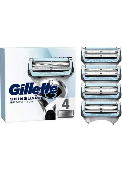 Gillette Skinguard Sensitive Yedek Tıraş Bıçakları Hassas Ciltler İçin Güvenilir Çözüm