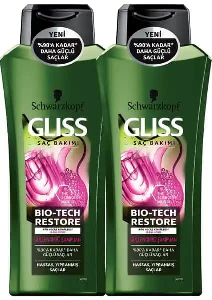 Gliss Bio-Tech 500 ml Saç Güçlendirici Şampuan - Yıpranmış Saçlar için Etkili Bakım