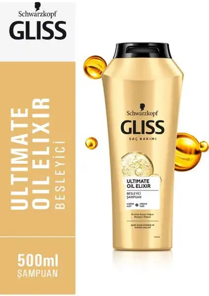 Gliss Schwarzkopf Gliss Ultimate Oil Elixir Şampuanı: Saçlarınız İçin Çok Yönlü Bakım Çözümü