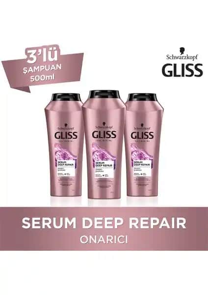 Gliss Serum Deep Repair Şampuanıyla Saçlarınızı Güçlendirin ve Yenileyin