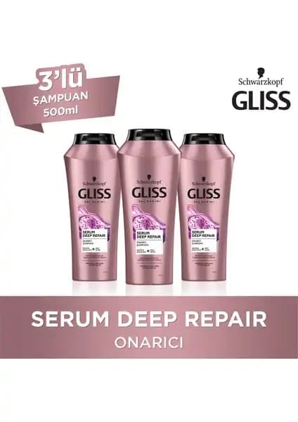 Gliss Serum Deep Repair Şampuanıyla Saçlarınızı Güçlendirin ve Yenileyin