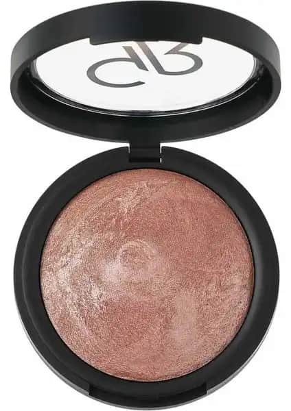 Golden Rose Baked Stardust No: 106 Dark Pink Işıltılı Allık - Kalıcı ve Doğal Parlaklık Sağlar