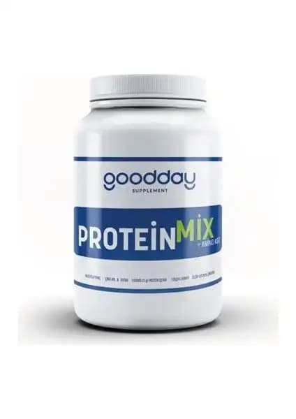 Goodday Protein Mix+ Amino Asit: Kas Gelişimini Destekleyen Yüksek Proteinli Sporcu Takviyesi