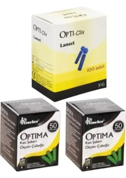 Güvenilir ve Hassas Kan Şekeri Ölçüm Cihazı Optima Ölçüm Stribi ve Aksesuarları
