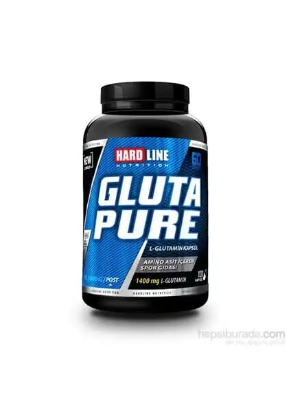 Hardline Nutrition Glutapure 120 Kapsül L-Glutamine Kas Gelişimini Destekleyen Takviye