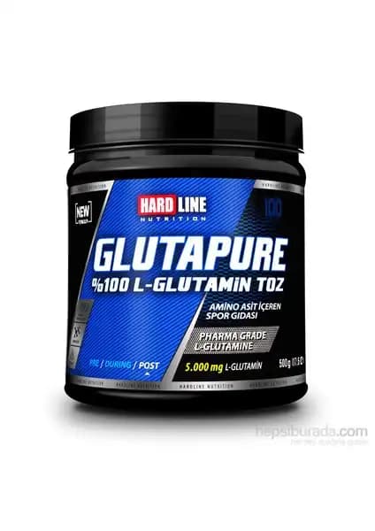 Hardline Nutrition Glutapure 500 Gr L-Glutamin Takviyesi Sporcular ve Sağlıklı Yaşam Tutkunları İçin