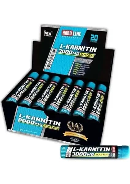 Hardline Thermo L Carnitine 3000 Mg Şeftali Aromalı Enerji ve Yağ Yakıcı Takviye
