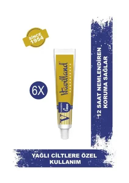 Havilland Yağsız Krem 40ML 6'lı Paket - Hafif ve Hızlı Emilimli Cilt Bakım Ürünü