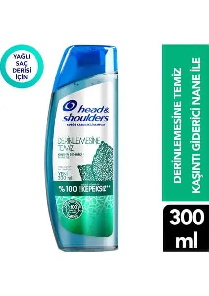 Head&Shoulders Derinlemesine Temiz Nane Şampuanı Kepek ve Kaşıntı Sorunlarına Çözüm Sunar