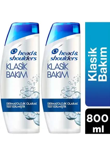 Head&Shoulders Klasik Bakım Şampuanı Saç Temizliği ve Ferahlık Sağlayan Etkili Çözüm