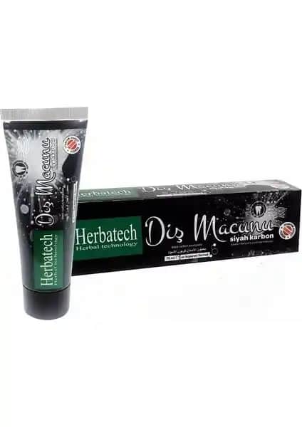 Herbatech Siyah Karbon Diş Macunu: Doğal İçeriklerle Derinlemesine Temizlik ve Beyazlatma