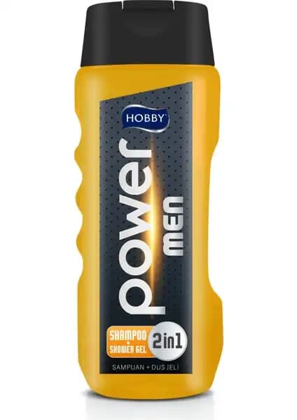 Hobby 2in1 Şampuan+Duş Jeli Power Erkekler İçin Çok Fonksiyonlu Temizlik Ürünü