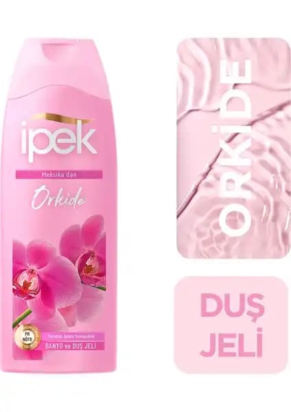 İpek Ipek Duş Jeli 400ML Orkide Doğal Temizlik ve Nemlendirme Özelliği