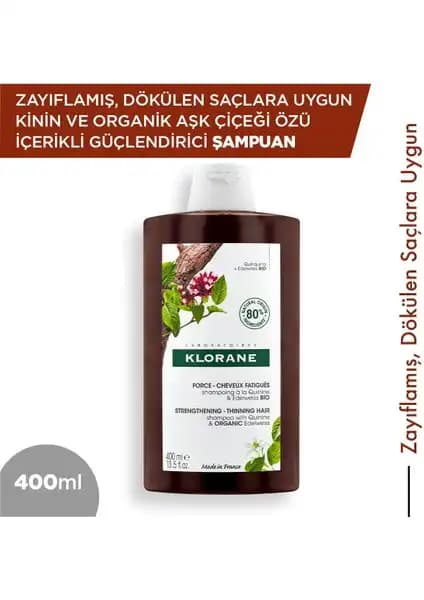 Klorane Kinin ve Organik Aşk Çiçeği Özlü Şampuan: Saç Sağlığını Güçlendiren Doğal Çözüm