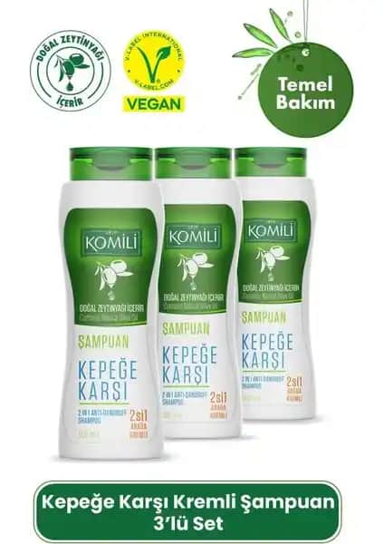 Komili 2'Si 1 Arada Kremli Şampuan: Doğal ve Vegan Formülüyle Saç Bakımında Yenilik