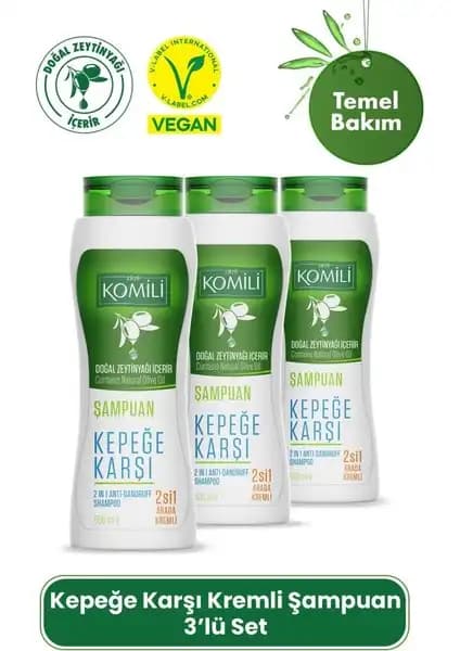 Komili 2'Si 1 Arada Kremli Şampuan: Doğal ve Vegan Formülüyle Saç Bakımında Yenilik