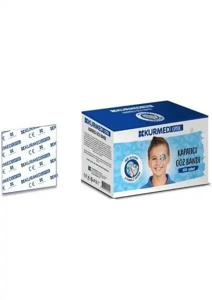 Kurmed Optik Erkek Çocuk Göz Kapama Bandı Göz Tembelliği ve Şaşılık Tedavisi İçin Güvenli Çözüm