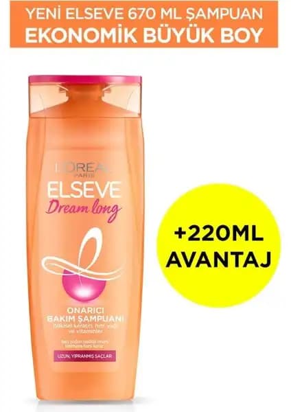 L'Oréal Elseve Dream Long Onarıcı Şampuanı: Uzun ve Sağlıklı Saçlar İçin Güçlü Çözüm