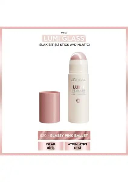 L'Oréal Lumi Glass Islak Bitişli Aydınlatıcı Stick Günlük ve Özel Kullanımlar İçin