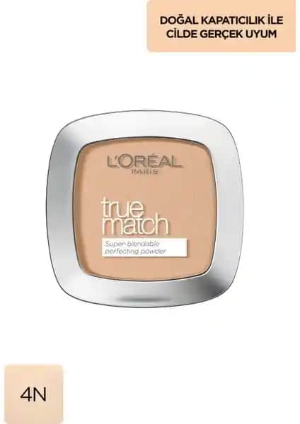 L'Oréal Paris True Match Pudra W7 Cinnamon Doğal ve Pürüzsüz Makyaj Deneyimi Sağlar