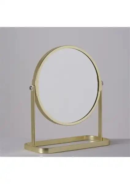 Linens Fancy Metal Ayna Gold Şık ve Dayanıklı Modern Dekorasyon Aksesuarı
