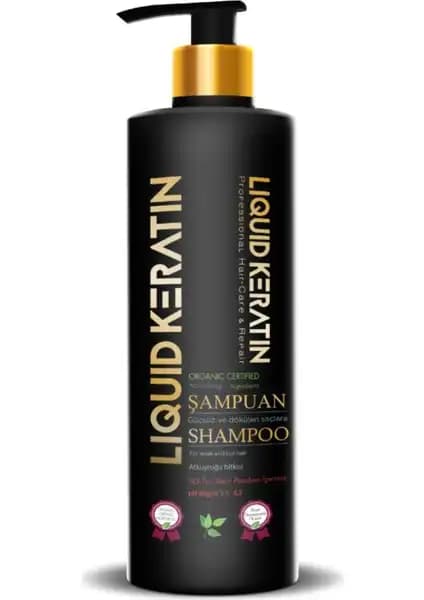 Liquid Keratin Tuzsuz Şampuan ile Doğal ve Güçlü Saçlar İçin Etkili Bakım Çözümü
