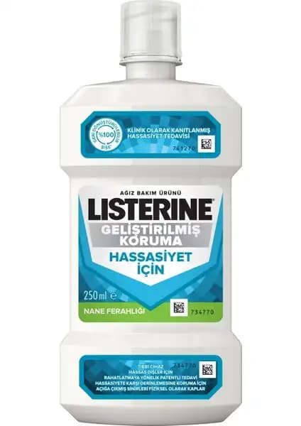 Listerine Advanced Defence Hassasiyet İçin Geliştirilmiş Koruma Ağız Bakım Suyu Ürün Tanıtımı