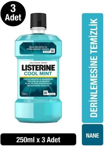 Listerine Cool Mint Ağız Bakım Suyu ile Ferah ve Sağlıklı Bir Nefes İçin Doğru Tercih