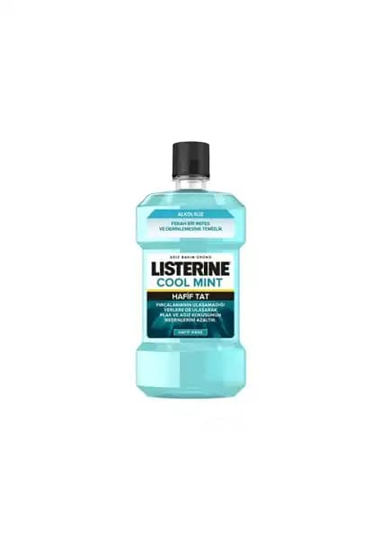 Listerine Cool Mint Alkolsüz Hafif Tat 500 ml ile Günlük Ağız Bakımında Güvenilir Çözüm